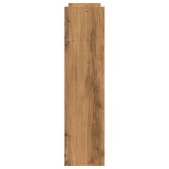 Тясна количка за съхранение 4 нива дъб артизан инженерно дърво