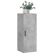 Стенен шкаф бетонно сив 34,5x34x90 см
