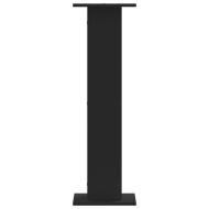 Стойки за тонколони 2 бр черни 30x30x95 см инженерно дърво