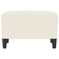 Табуретка, кремав, 60x50x41 см, кадифе