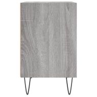 Нощни шкафчета, 2 бр, сив сонома, 40x30x50 см, инженерно дърво