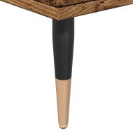 Шкаф за баня, старо дърво, 30x30x190 см, инженерно дърво