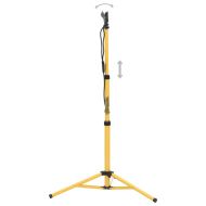 LED прожектор със статив, 2x10 W, топло бяло