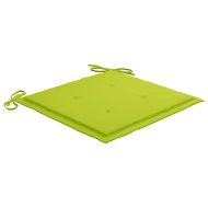 Сгъваеми градински столове, 6 бр, с възглавници, акация масив