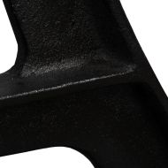 Крака за трапезна маса, 2 бр, A-образни, чугун