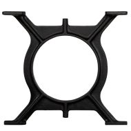 Крака за маса за кафе, 2 бр, O-образни, чугун