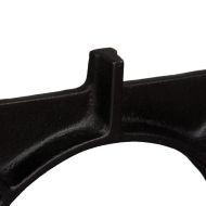 Крака за маса за кафе, 2 бр, O-образни, чугун