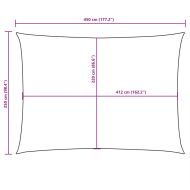 Платно-сенник, Оксфорд плат, правоъгълно, 2,5x4,5 м, таупе