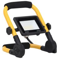 LED прожектор с дръжка, 20 W, топло бяло