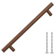 Дръжки за шкафове, 10 бр, бронз, 160 мм, неръждаема стомана