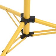 LED прожектор със статив, 2x20 W, студено бяло