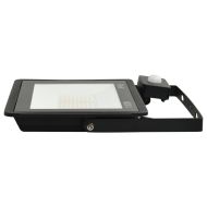 LED прожектор със сензор, 100 W, топло бяло