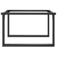 Крака за кафе маса, O-рамка, 70x60x43 см, стомана