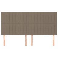 Табла за легло, бежово, 160x5x118/128 см, плат