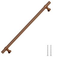 Дръжки за шкафове, 5 бр, бронз, 480 мм, неръждаема стомана