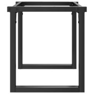 Крака за кафе маса, O-рамка, 90x30x43 см, стомана