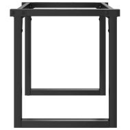 Крака за кафе маса, O-рамка, 80x40x43 см, стомана