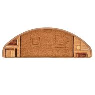 Самозалепващи стелки за стъпала, 15 бр, бежови, 65x21x4 см