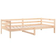 Дневно легло без матрак, 80x200 см, борово дърво масив