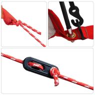 Къмпинг палатка тунелна за 1 човек сиво-оранжево водоустойчива