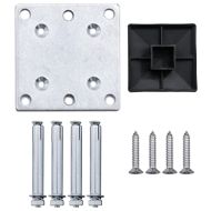 Ограден панел, WPC, 175x105 см, черен