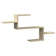 Стенен рафт, дъб сонома, 104x15x49 см, инженерно дърво