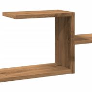Стенен рафт, дъб артизан, 104x15x49 см, инженерно дърво
