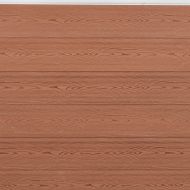 Комплект ограден панел, кафяв, 180x186 см, WPC