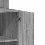 Кухненски шкаф, сив сонома, 60x50x180 см, инженерно дърво