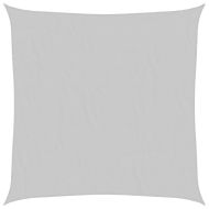 Слънцезащитно платно светлосиво 7x7 м 100% полиестер Оксфорд