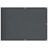 Балконски параван антрацит 75x700 см 100% полиестер оксфорд