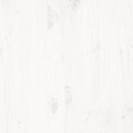 Рамка за легло без матрак, бял, 150x200 см, бор масив