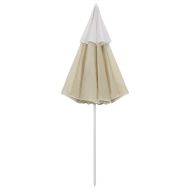 Плажен чадър, пясъчножълт, 300 см