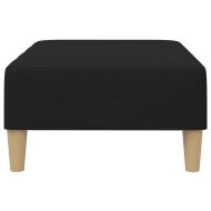 Табуретка, черна, 77x55x31 см, плат