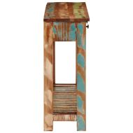 Конзолна маса, 110x30x76 cм, регенерирано дърво масив