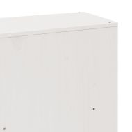 Легло с етажерка за книги, без матрак, 200x200 см, дърво масив