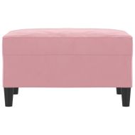 Табуретка, розова, 70x55x41 см, кадифе