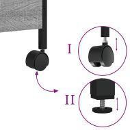 Кухненска количка, сив сонома, 50x30x70 см, инженерно дърво