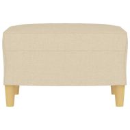 Табуретка, кремава, 60x50x41 см, плат