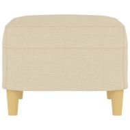 Табуретка, кремава, 60x50x41 см, плат