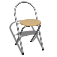 Кухненски комплект 1 сгъваема маса и 2 сгъваеми стола