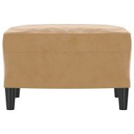 Табуретка, кафява, 60x50x41 см, кадифе