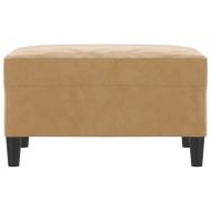 Табуретка, кафява, 70x55x41 см, кадифе