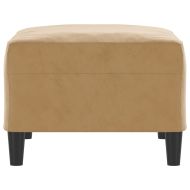 Табуретка, кафява, 70x55x41 см, кадифе