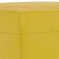 Комплект дивани от 3 части, жълт, кадифе