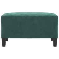 Табуретка, тъмнозелена, 70x55x41 см, кадифе
