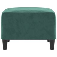 Табуретка, тъмнозелена, 70x55x41 см, кадифе