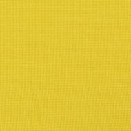 3-местен диван с табуретка, жълт, 180 см, текстил