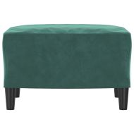 Табуретка, тъмнозелена, 60x50x41 см, кадифе