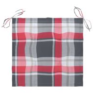 Градински столове, 6 бр, с възглавници, тиково дърво масив